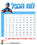 לוח הכפל כחול