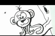 איך מציירים קוף