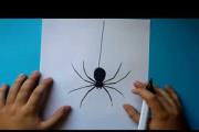 איך מציירים עכביש