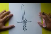 איך מציירים חרב