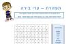 תפזורת - ערי בירה